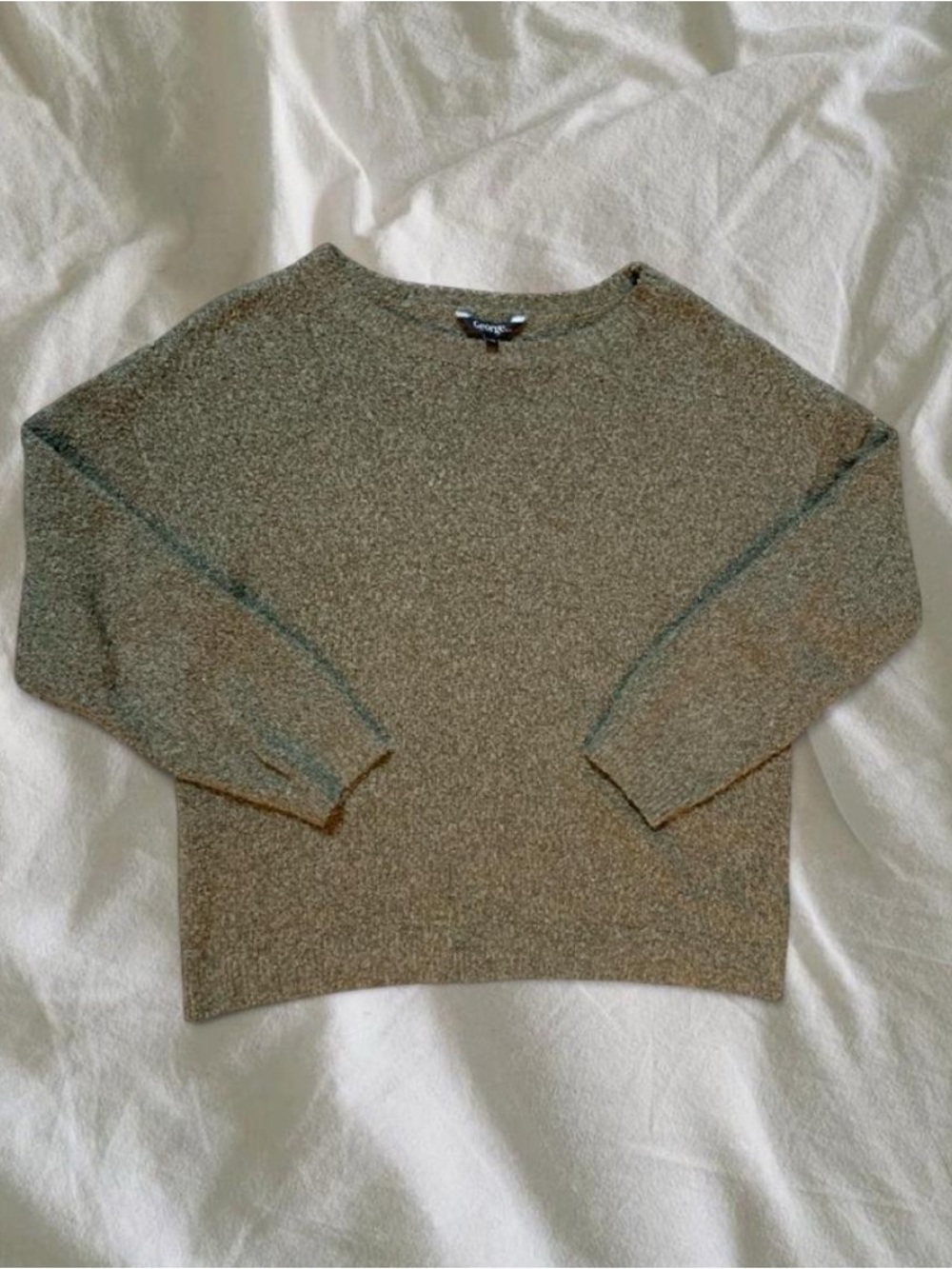 George Olive Crewneck Sweater